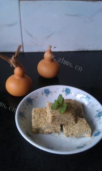 自制简单绿豆糕做法图解9)