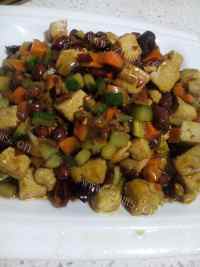 家常菜宫保豆腐