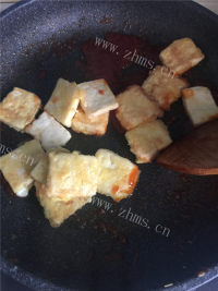 自制茄汁锅塌豆腐做法图解8)
