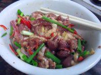 自制辣炒鸭肉做法图解13)