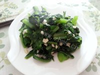 家常菜清炒莴笋叶