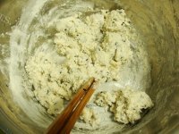 自制豆渣芝麻饼做法图解2)