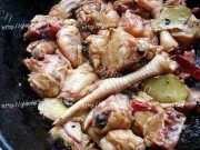 美味的农家 风味小炒鸡做法图解3)