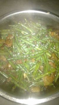 诱人的豆角炒肉