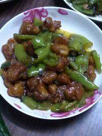 家常菜青椒肉段做法图解7)