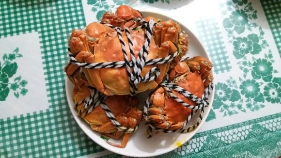 清蒸大闸蟹