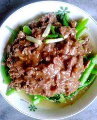 家常菜芥兰炒牛肉