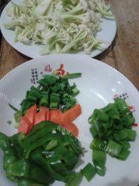 #好味道#花菜炒肉片做法图解4)