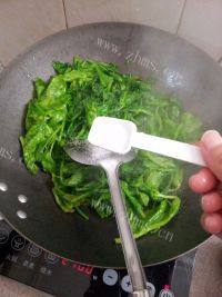 家常菜清炒豌豆尖做法图解4)