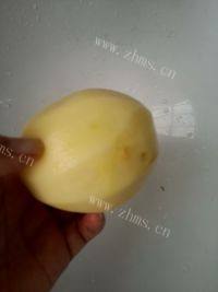 自己做的香煎土豆饼做法图解3)