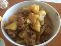家常菜土豆烧鸭