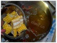 虫草花玉米脊骨汤做法图解5)