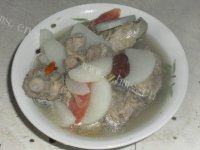 山药红枣排骨汤做法图解7)