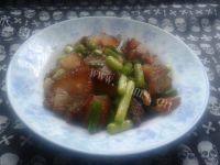 家有大厨之腊肉炒蒜苔
