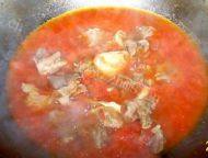 酸酸甜甜的西红柿牛腩汤的做法图解八