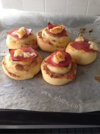 自制肉松火腿面包