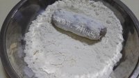 美味的香芋卷做法图解4)