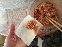 好吃的胡萝卜肉元宝馄饨做法图解4)