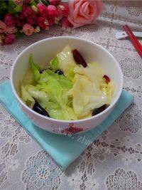 家常菜辣炒手撕包菜