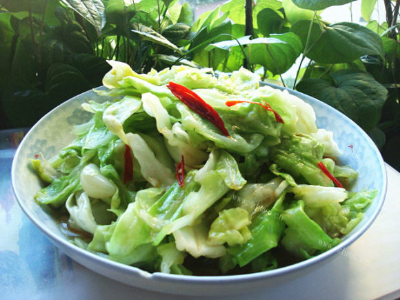 美味营养的手撕包菜
