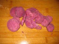 鲜嫩可口的紫薯馒头的做法图解二