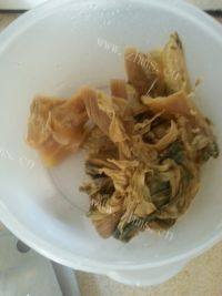 自己做的梅菜肉饼做法图解4)