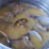 美味的蛤蜊蒸蛋的做法图解九