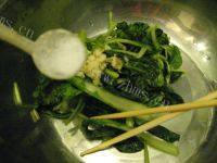 家常菜凉拌小白菜做法图解5)
