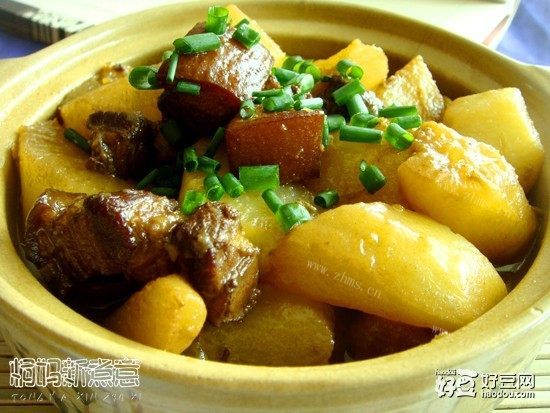 萝卜焖肉