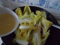 家常菜虾米白菜做法图解6)