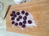 自制紫薯南瓜饼做法图解6)
