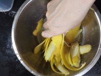 自制柚子皮糖做法图解4)