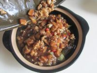 营养美食香菇肉酱茄子煲做法图解13)