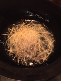 家常炸地瓜丝做法图解2)