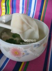 美味的猪肉虾仁馄饨