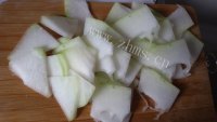 家常菜肉末蒸冬瓜做法图解1)