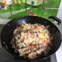 好吃的羊排鹰嘴豆抓饭做法图解11)
