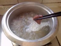 美味的菠菜猪肝汤做法图解6)