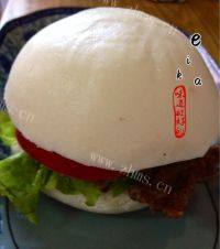 自制牛肉汉堡包做法图解10)