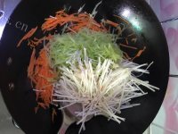 家常菜素三丝做法图解5)