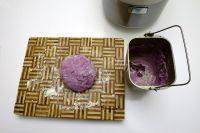 诱人的紫薯玫瑰花馒头的做法图解六