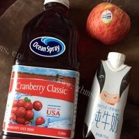 美味莓汁苹果奶昔的做法图解一