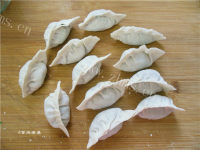 美味的韭菜煎饺做法图解10)