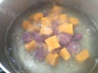 美味的自制芋圆红豆汤的做法图解八
