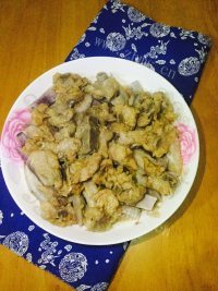 美味的香芋蒸排骨
