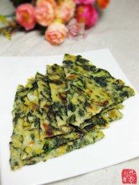 自己做的紫菜鸡蛋饼