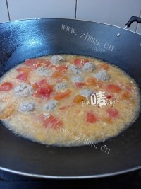 美味的番茄肉丸汤
