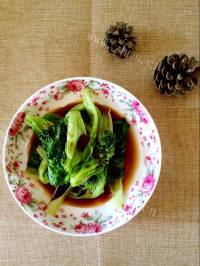 色香味浓的白灼生菜做法图解7)