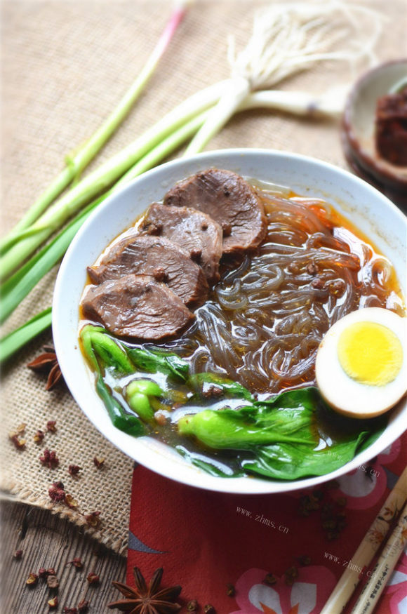 鲜美可口的牛肉粉丝