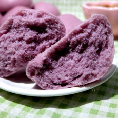珍馐美味的紫薯馒头